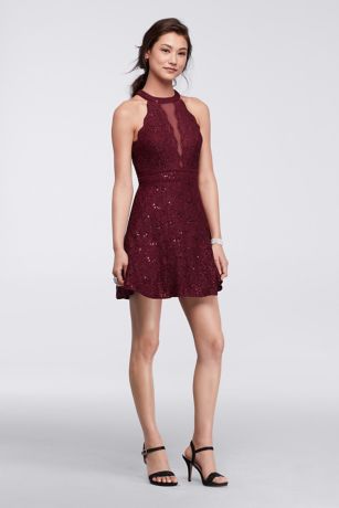 Halter Homecoming Dresses